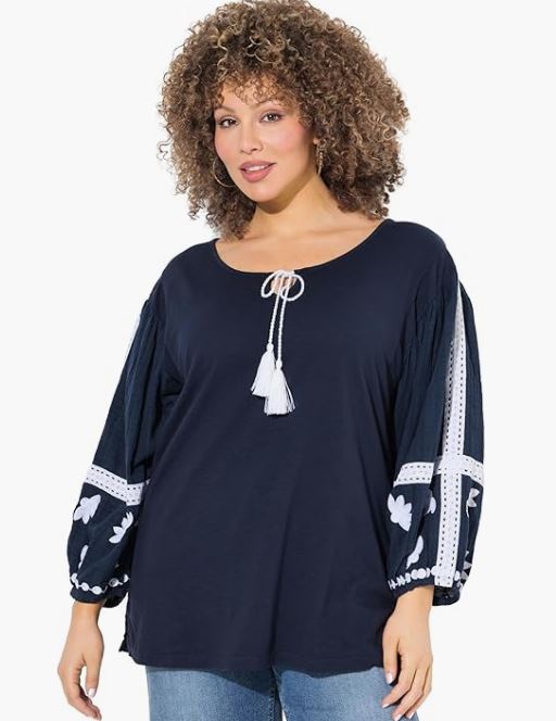 Blusa con bordados