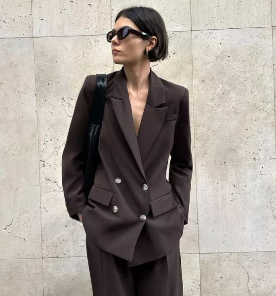Blazer doble botonadura