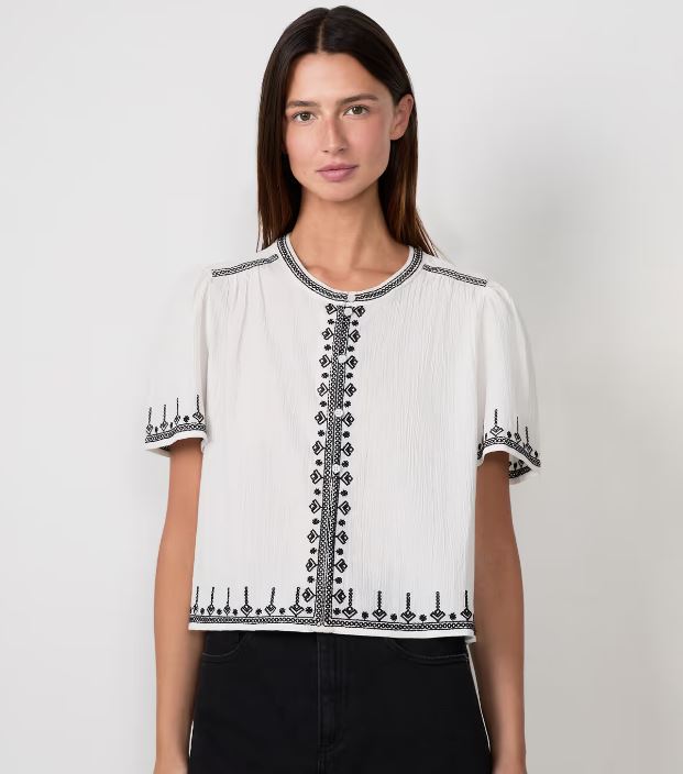 Blusa bordada