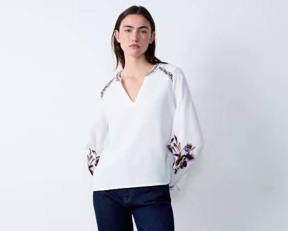 Blusa bordada