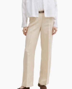 Pantalón de mujer beige