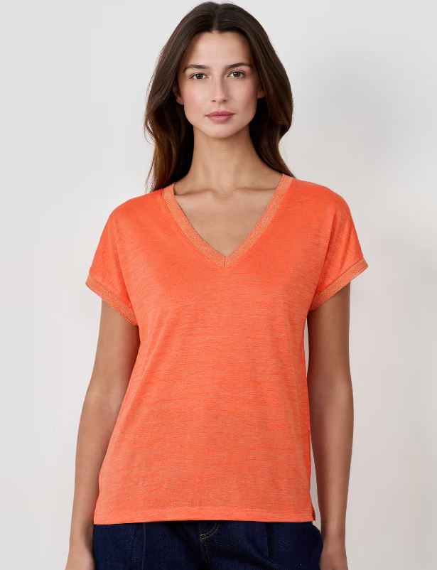 Camiseta escote en V