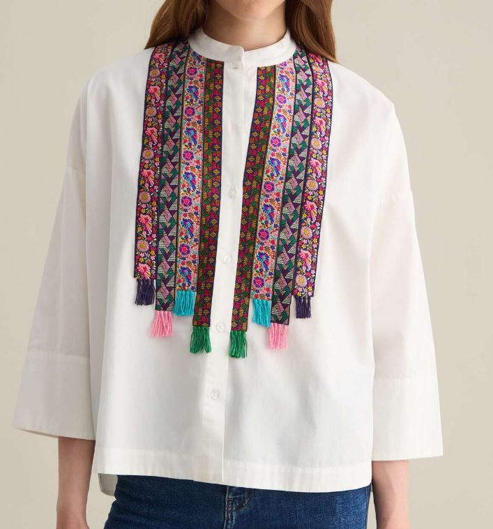 Camisa detalles multicolor