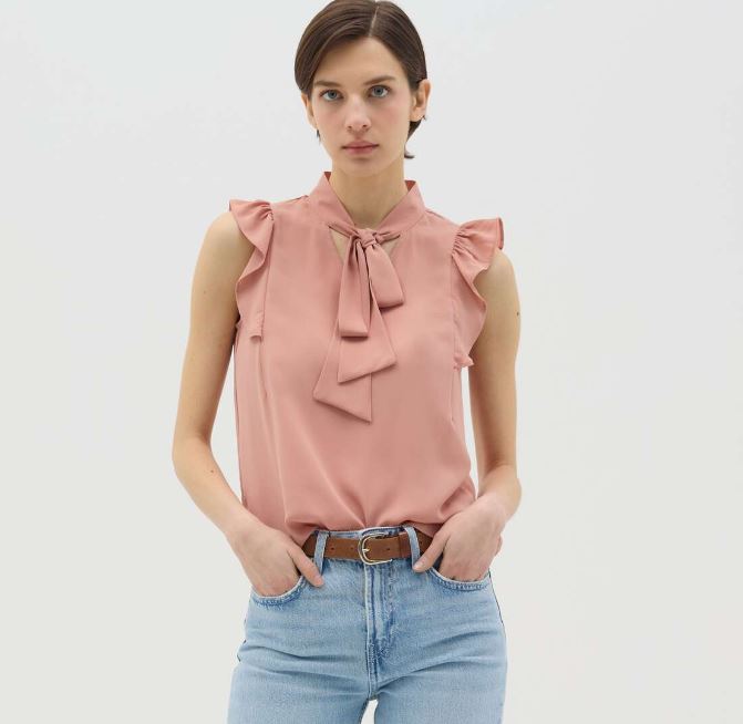Blusa sin mangas