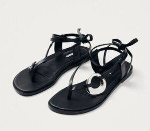Sandalias negras