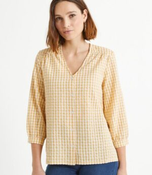 Blusa cuello pico