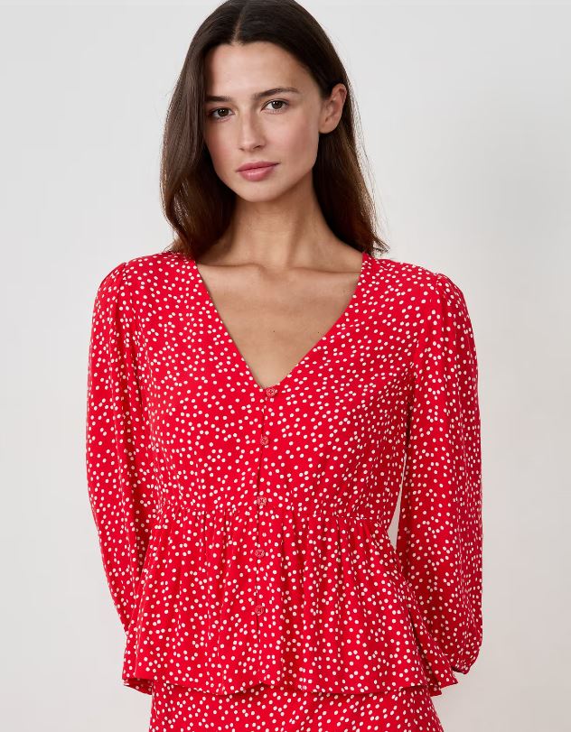 Blusa de lunares