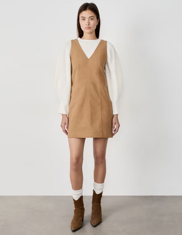 Vestido corto sin mangas