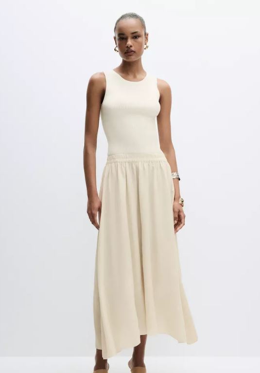 Falda midi