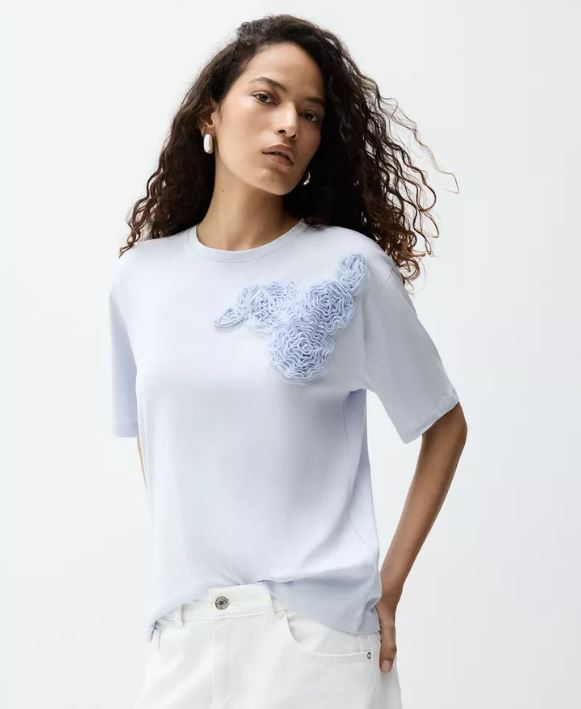 Camiseta flor