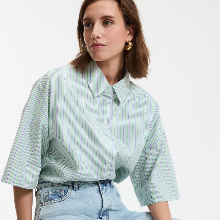 Camisa corte amplio