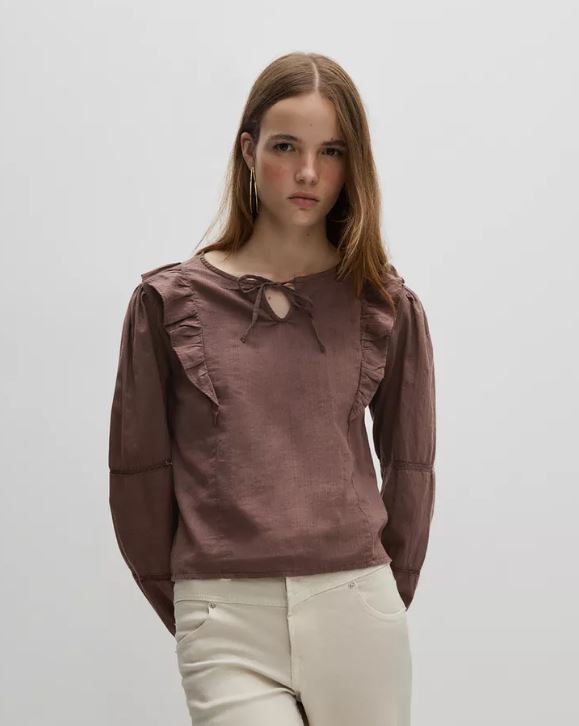 Blusa volantes