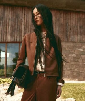 Cazadora efecto ante