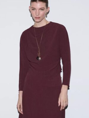 Top cuello envolvente