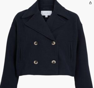 Chaqueta de cuello en v