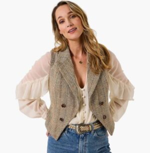 Chaleco tweed