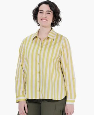 Blusa cuello camisero