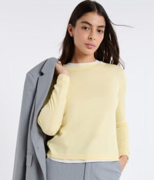 Jersey cuello redondo